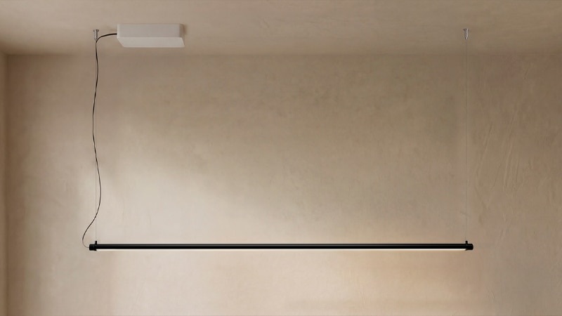 Philips Hue Signe pendant — vodorovný závěsný model, originální snímek výrobce.