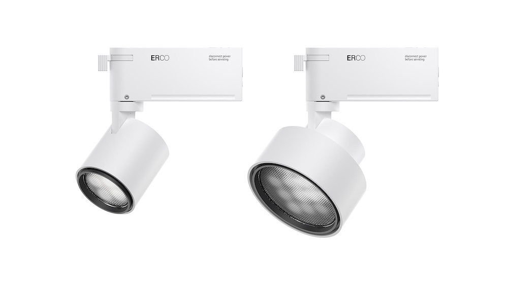 ERCO Pollux New – dvě velikosti bílých reflektorů